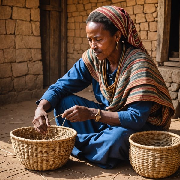 Où découvrir les techniques de vannerie traditionnelle en Éthiopie : ateliers et artisans recommandés ?