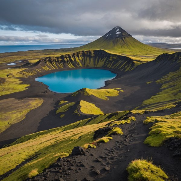 Quels sont les meilleurs sentiers pour une randonnée en régions volcaniques en Islande?