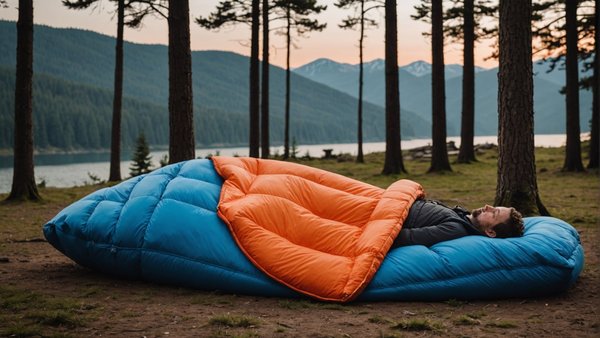 Sac de couchage 2 personnes xxl : l'expérience camping inégalée